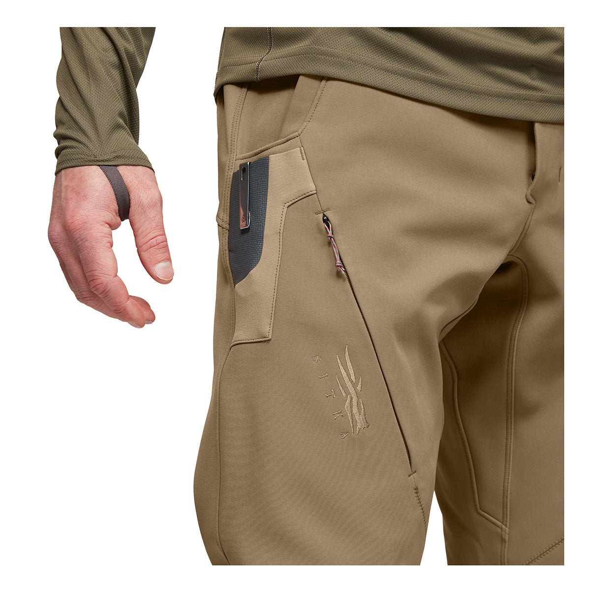 Sitka Dakota Pant Detailed Image in Dirt