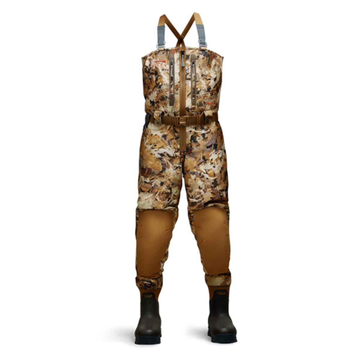 Sitka Delta Zip Wader Image in Optifade Marsh