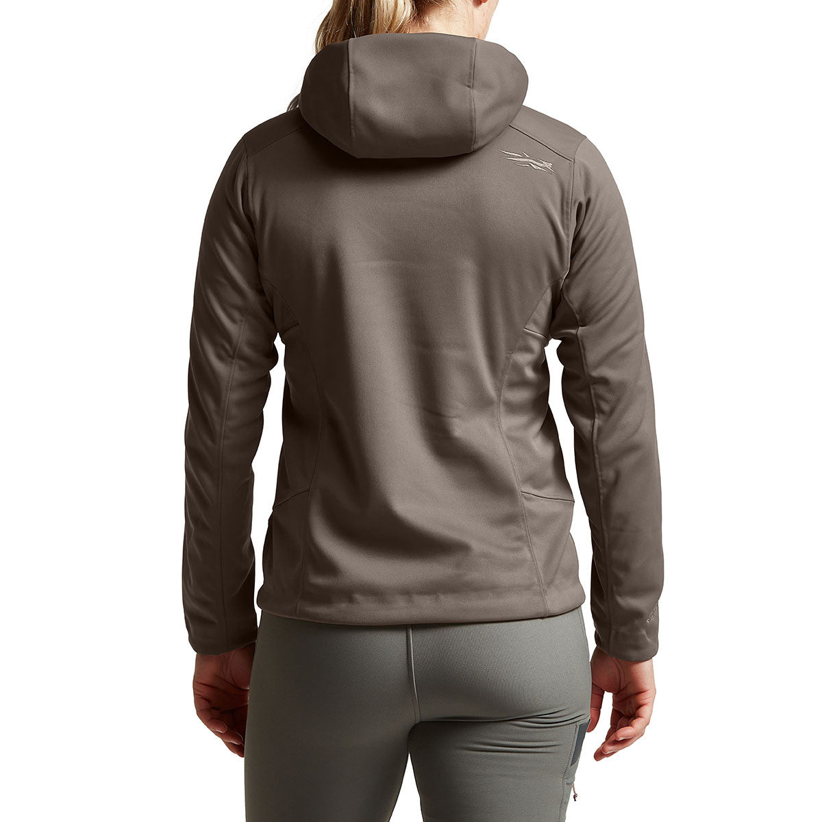 Sitka Women's Jetstream Jacket Back Model Image in Hawk