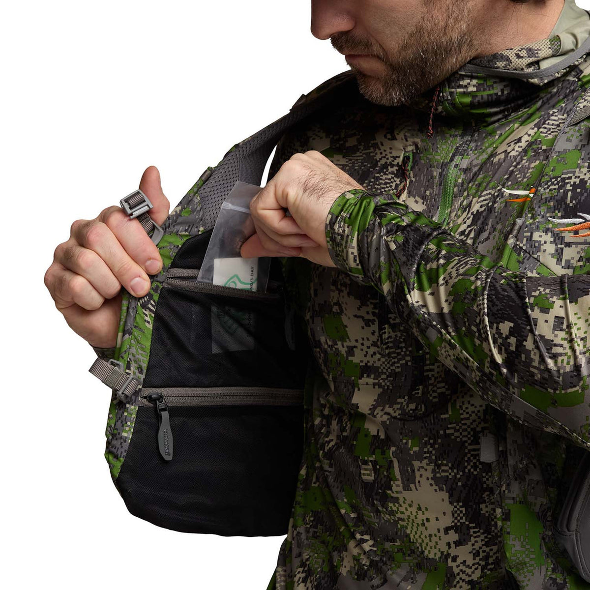 Sitka Equinox Turkey Vest Storage Pouch Image in Optifade Cover