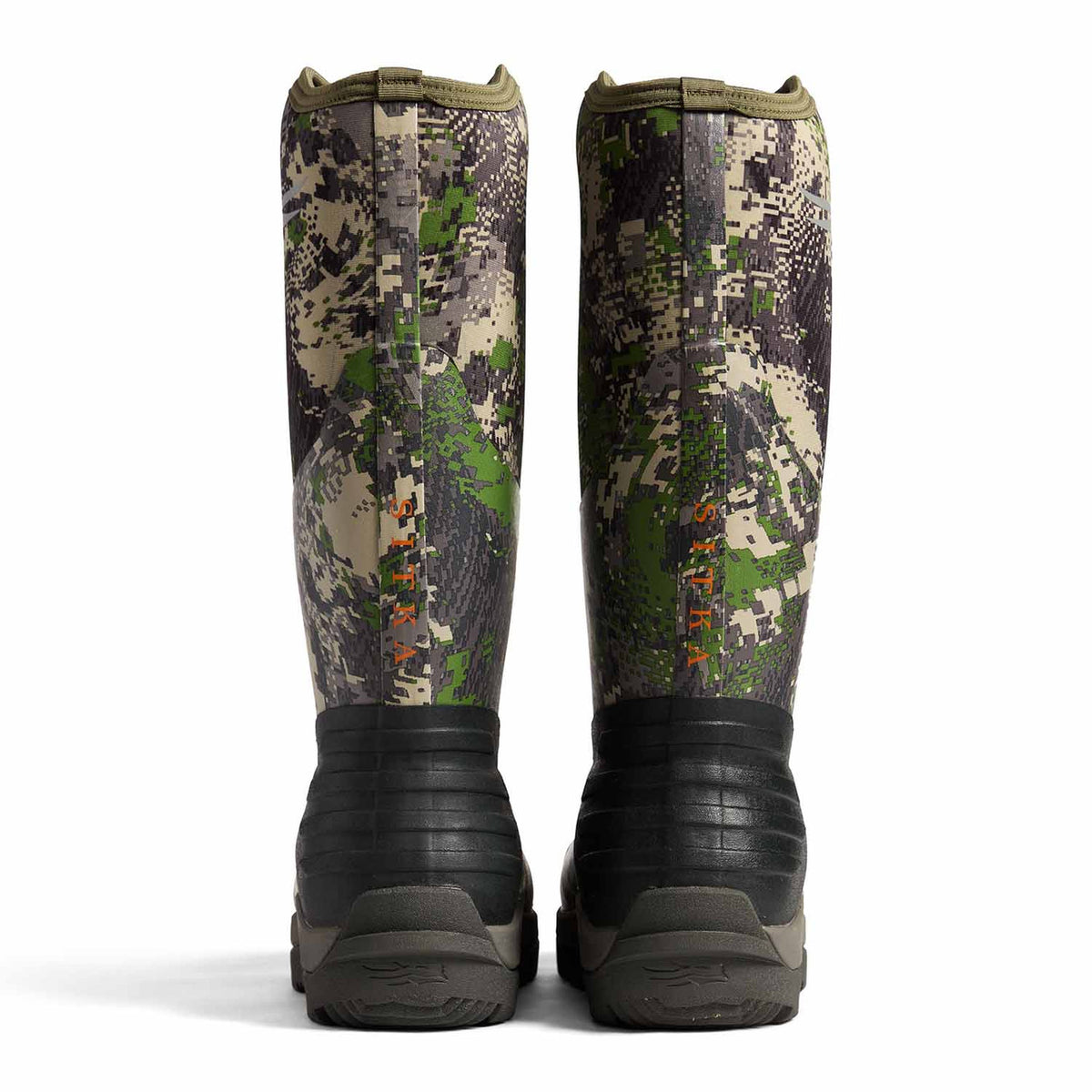 Sitka Back 40 Rubber Hunting Boots Main Back Image
