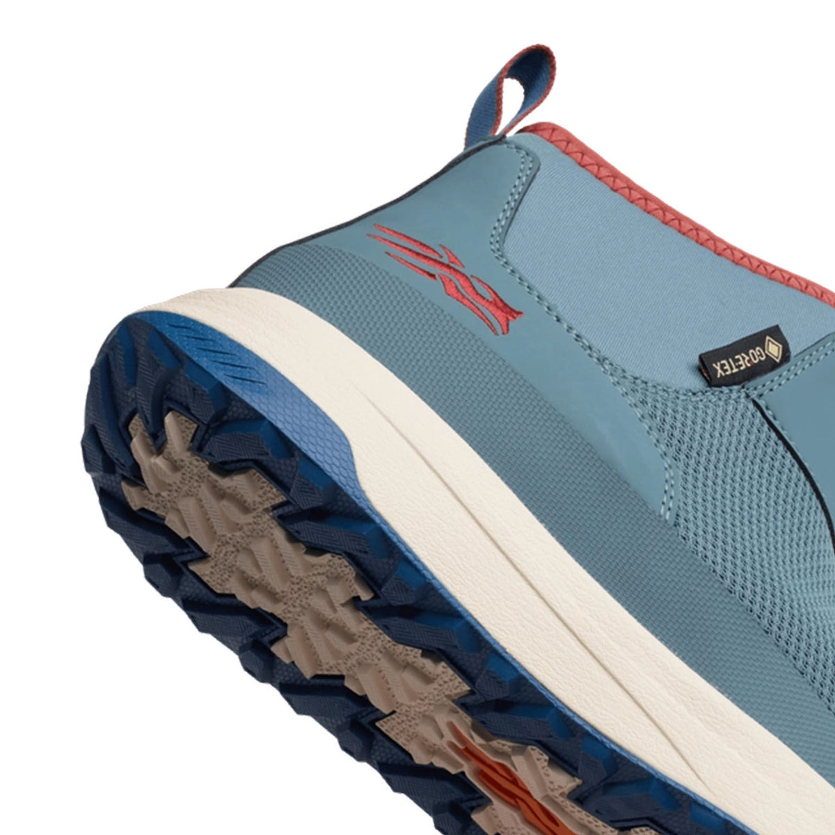 Tread and Logo Image of the Sitka Rover GTX Waterproof Slip-On Boots.