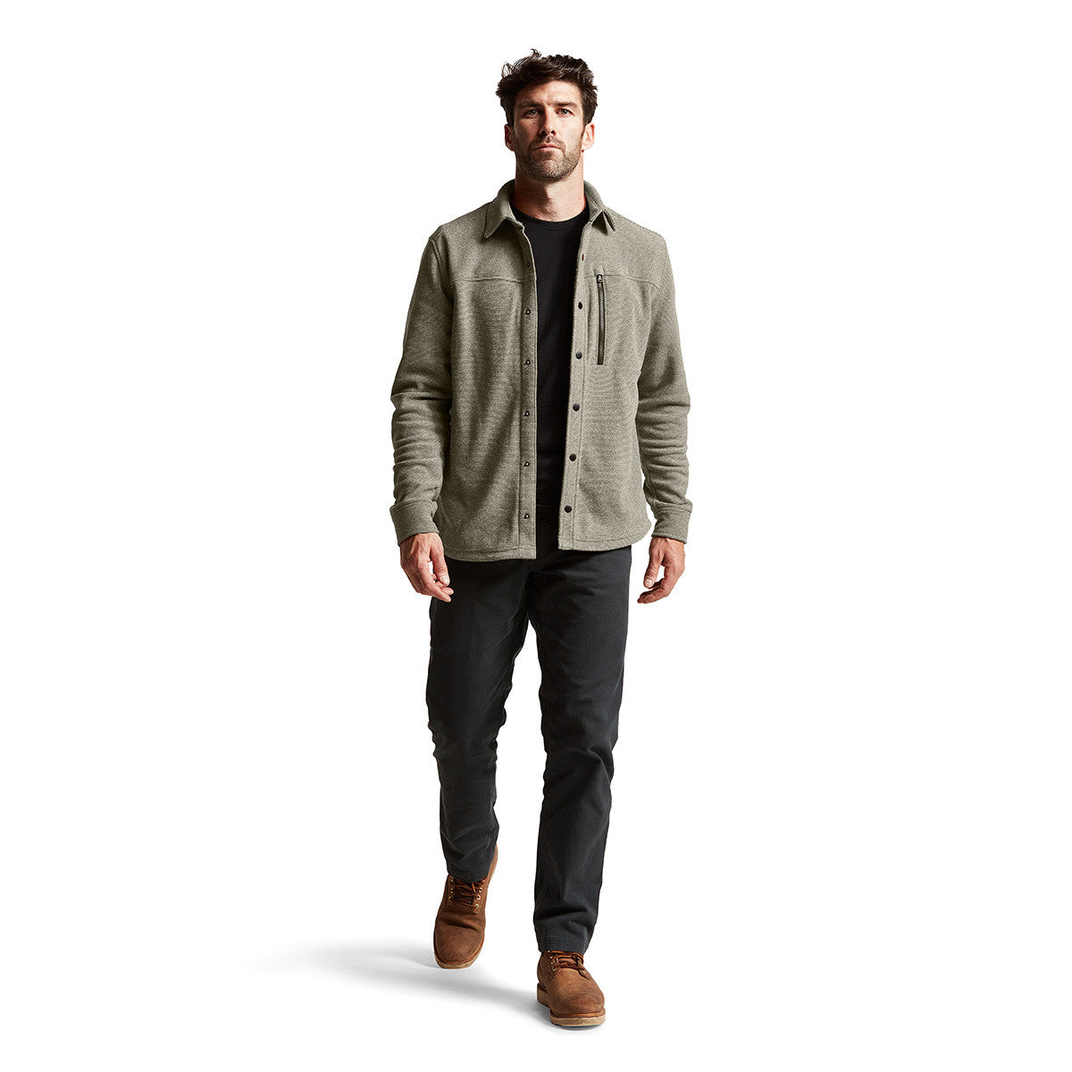 Sitka Snowcrest Long-Sleeve Shirt Model Image