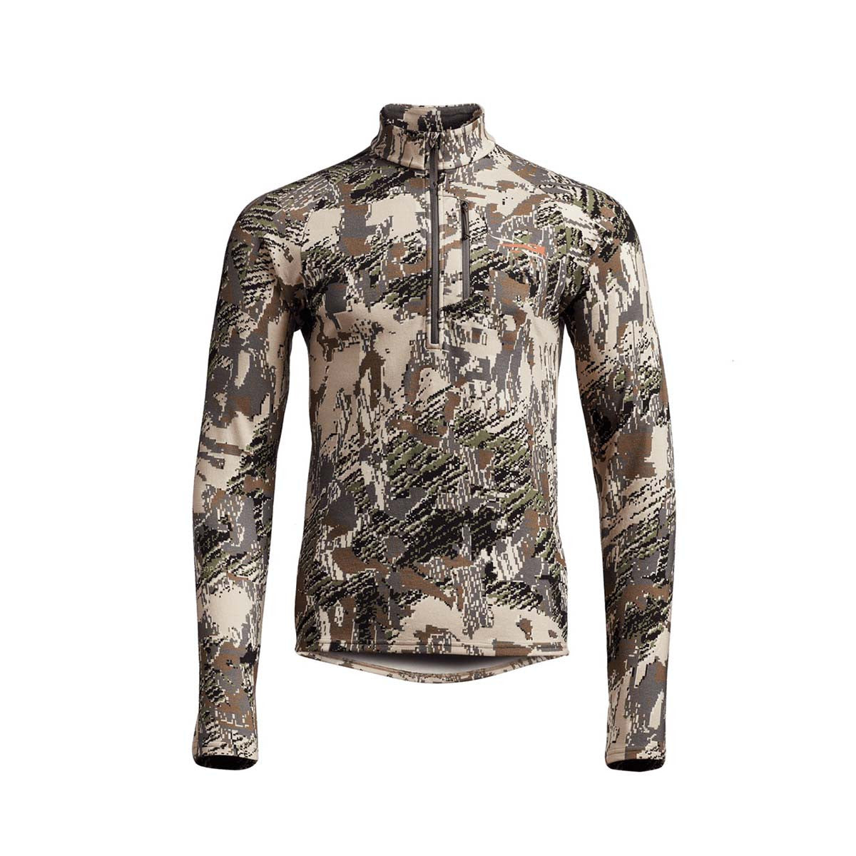 Sitka Core Merino 330 Half-Zip Image in Open Country