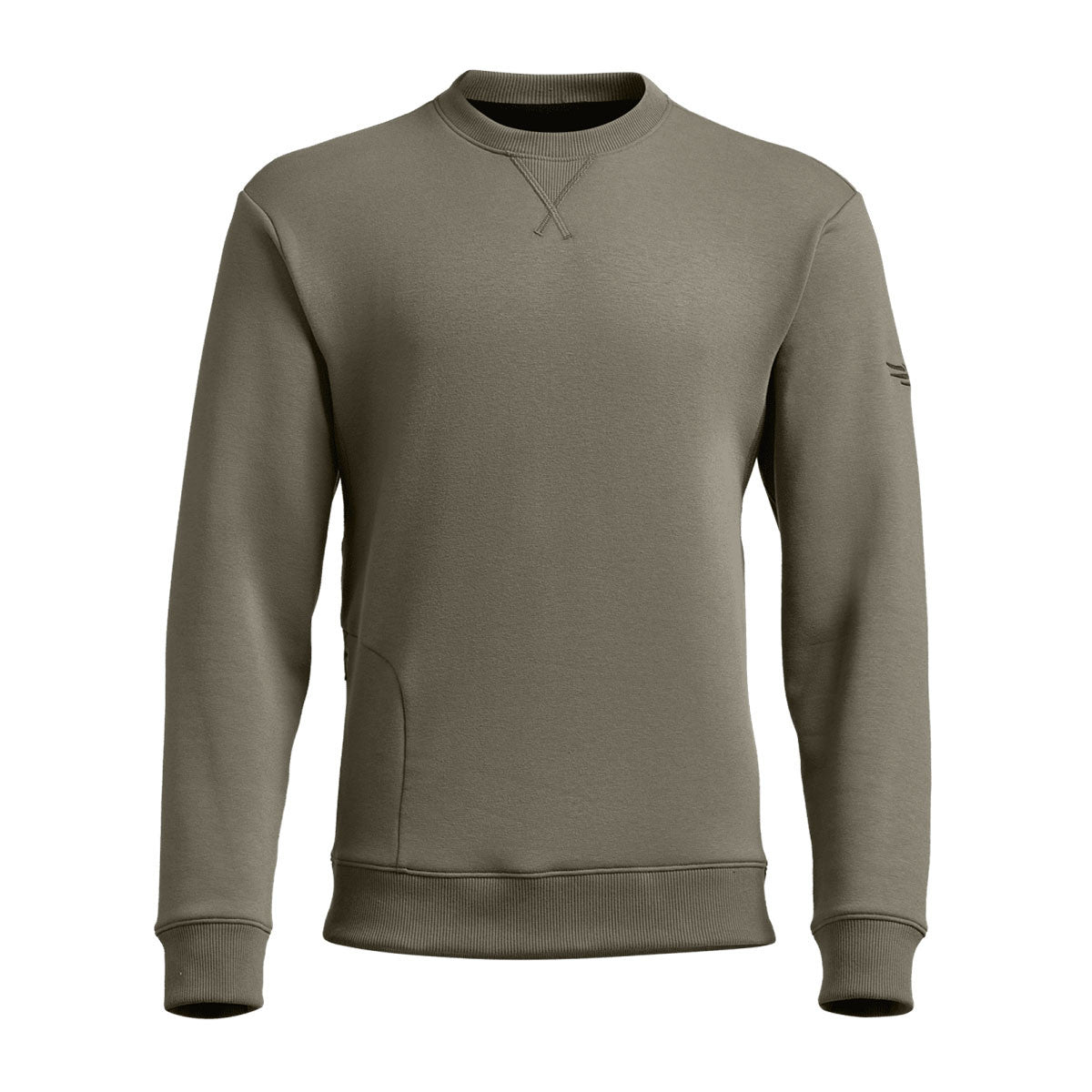Sitka Essential Crew Sweatshirt, Oak Variation
