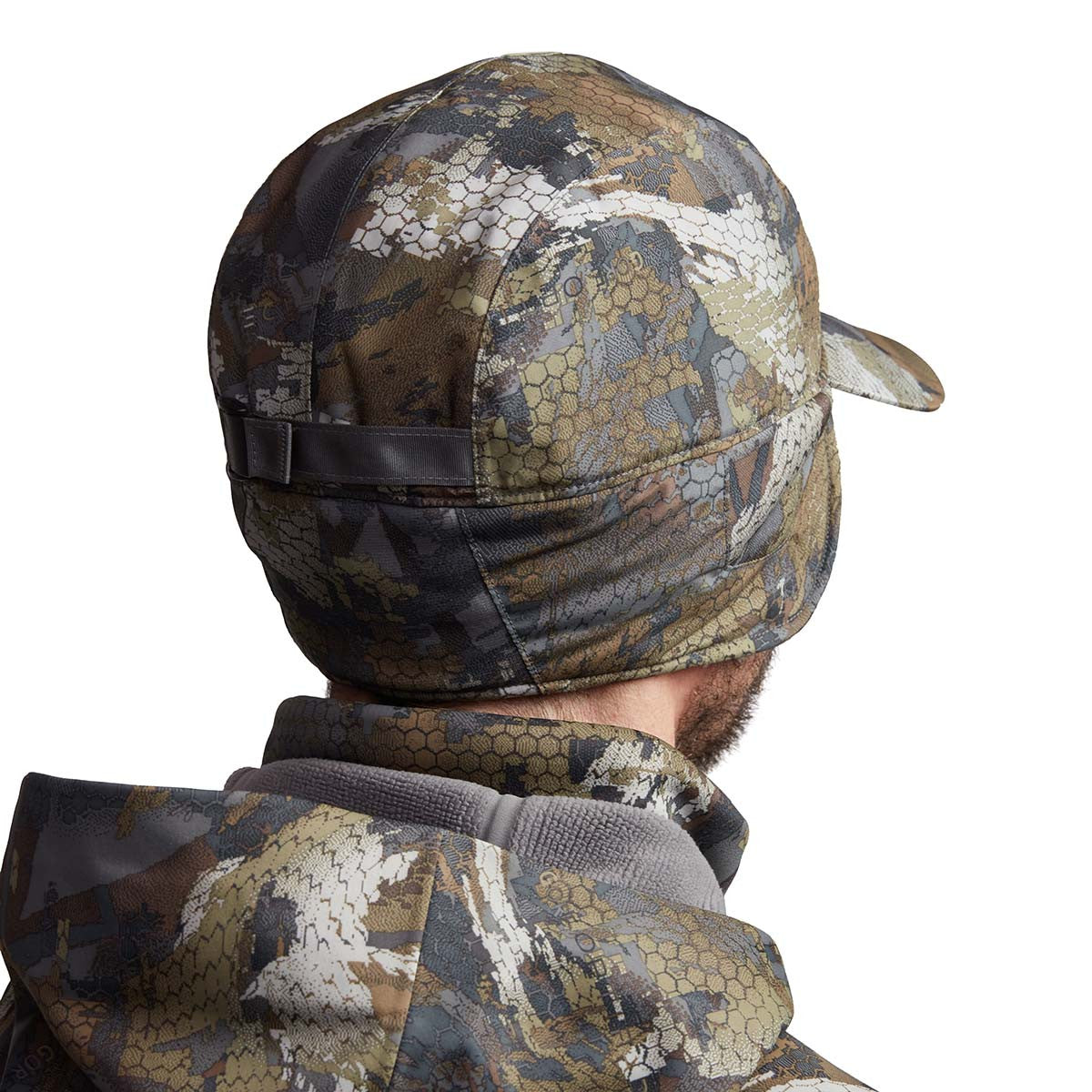 Sitka Blizzard GTX Hat Back Model Image in Timber