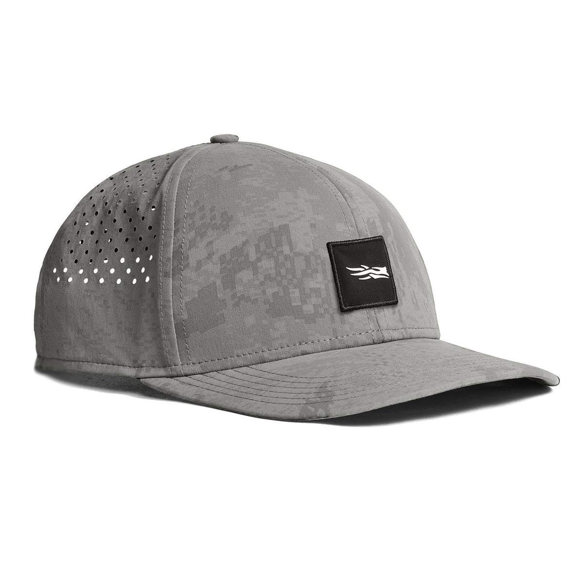 Sitka Amphib Packable Hat Main Image in Woodsmoke Camo