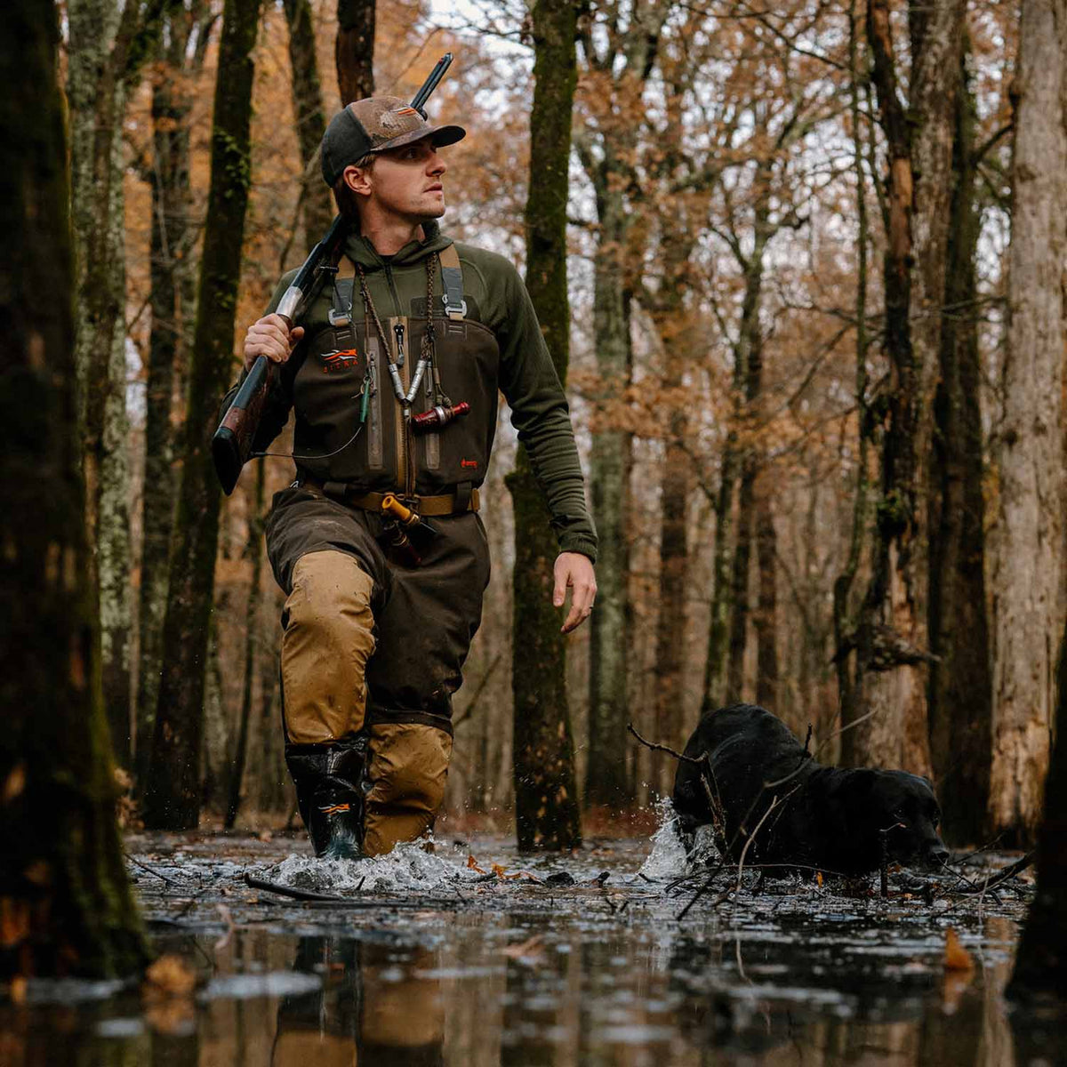 Sitka Delta Zip GTX Wader Field Image