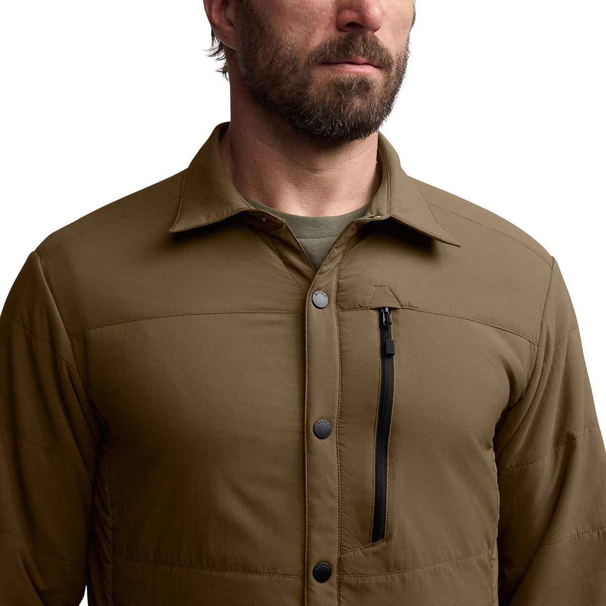 Sitka Ambient 100 Shirt Jacket Chest Zipper Image