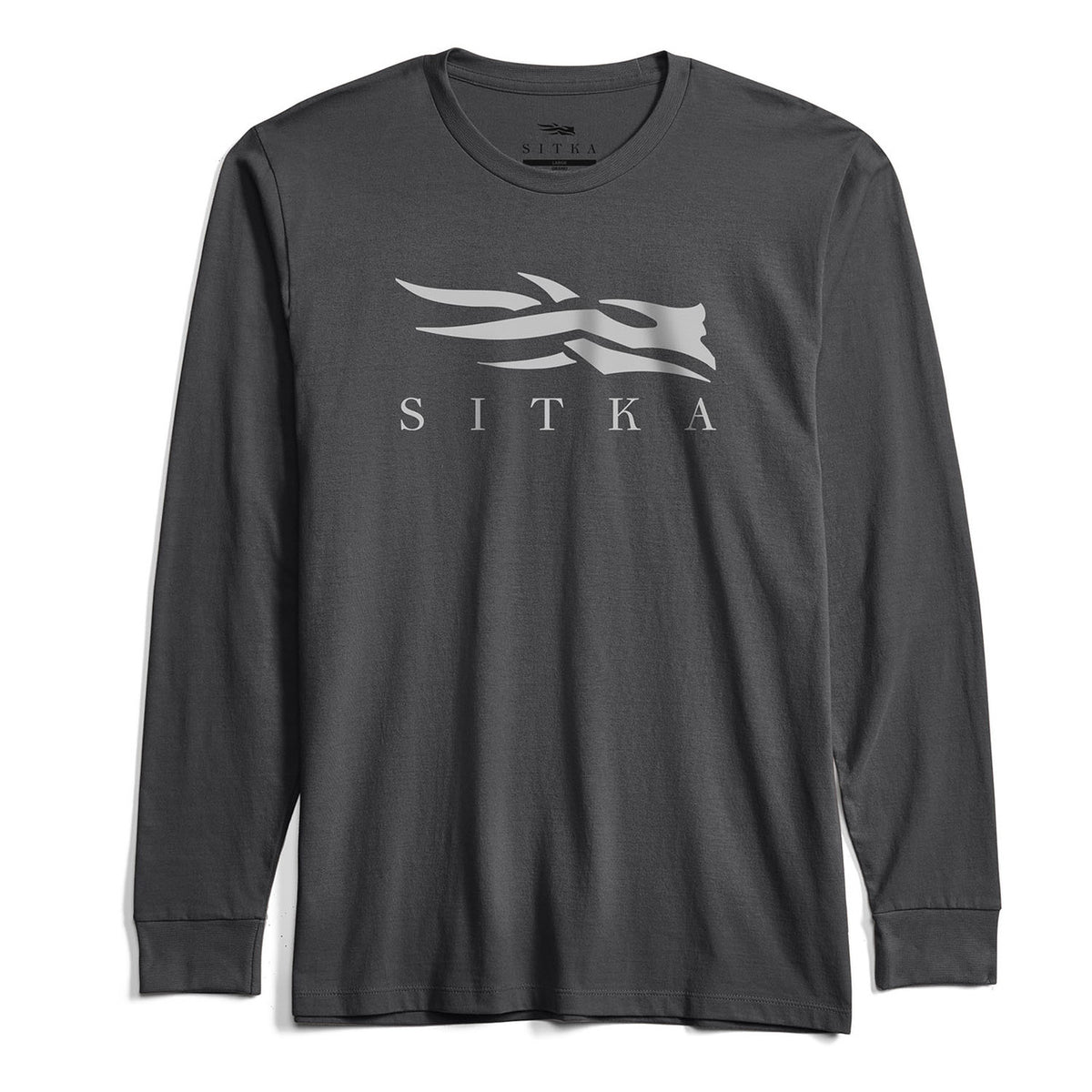 Sitka Icon Long-Sleeve Tee Image in Iron Grey