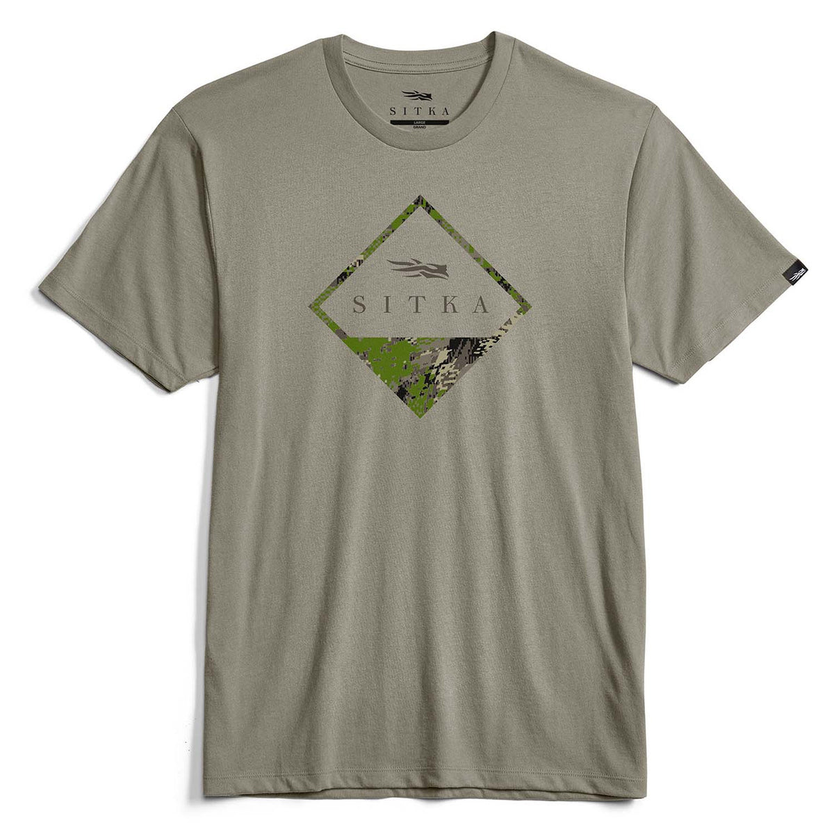 Sitka Optifade Badge Tee Image in Oak-Cover