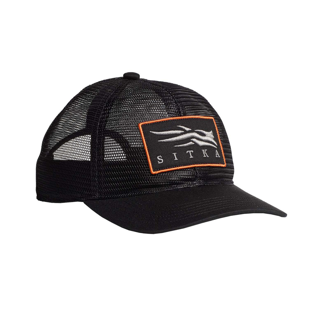Sitka Icon Mesh Mid Pro Trucker Hat Image in Sitka Black