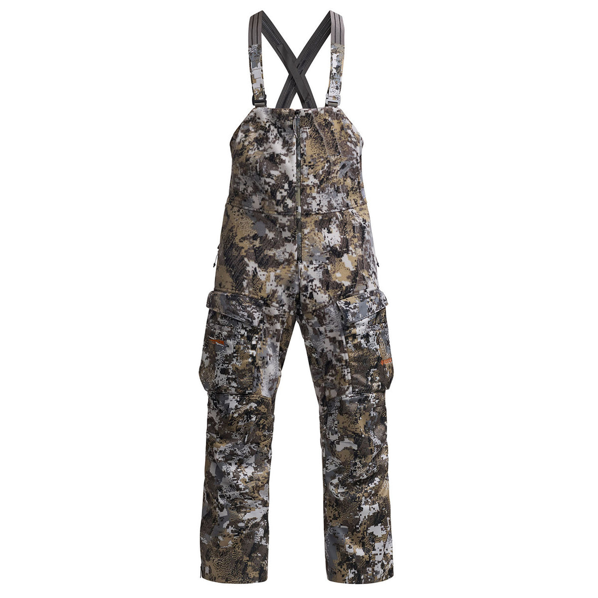 Sitka Men's Stratus Bib Image in Optifade Elevated II