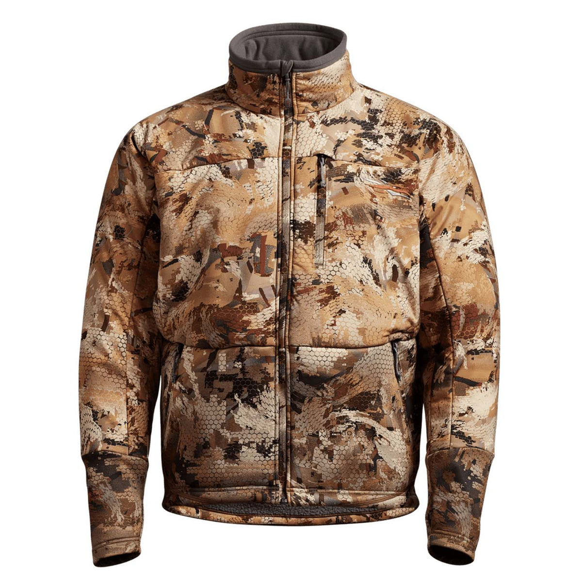 Sitka Men's Duck Oven Jacket Image in Optifade Marsh