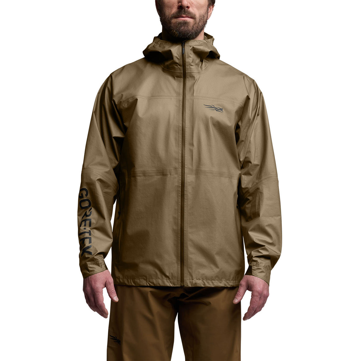 Front Model Image of Sitka Dew Point UL Jacket.