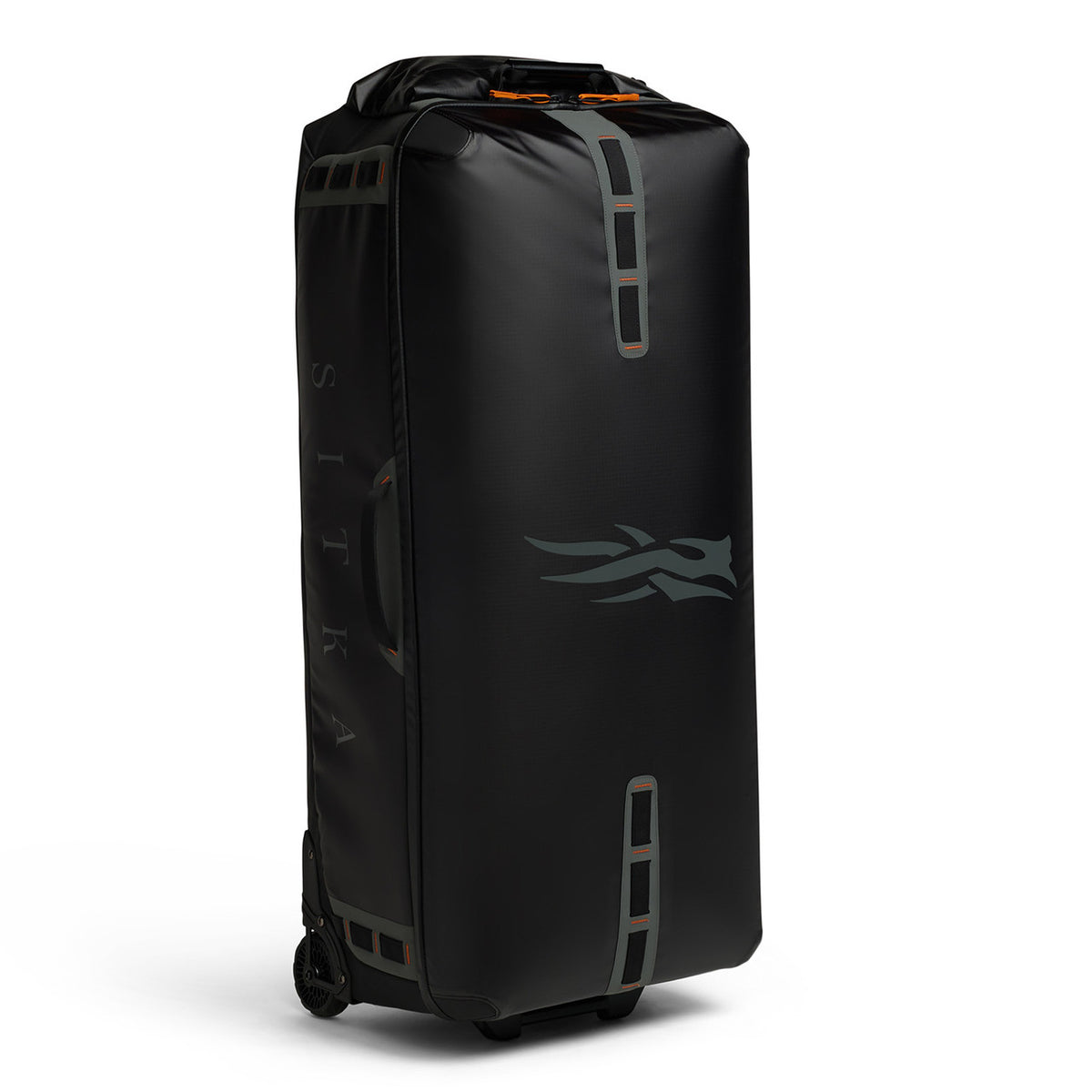 Front Angled Image of the Sitka Drifter Roller 140L Travel Bag