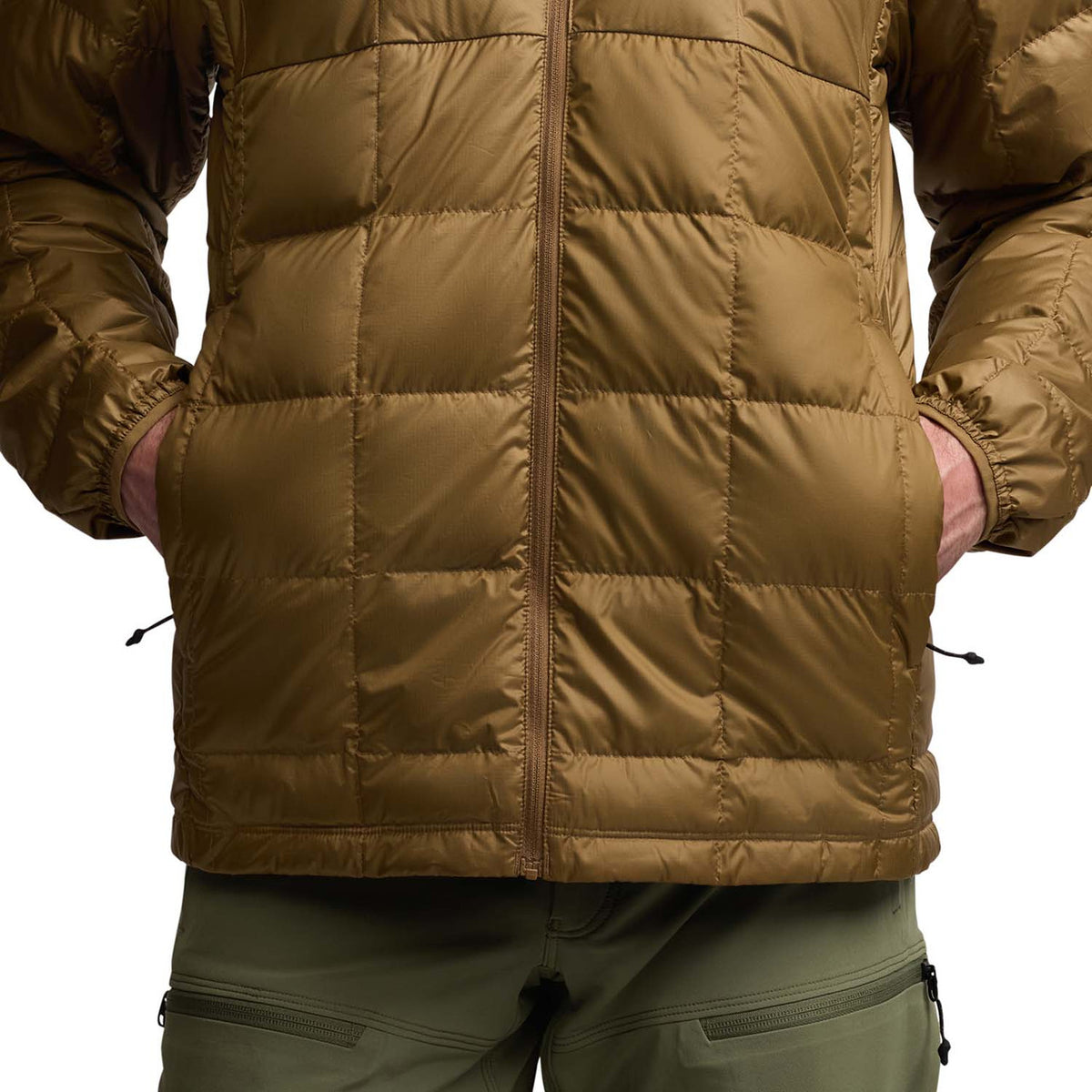 Sitka MicroDown Hooded Jacket Side Pockets Image