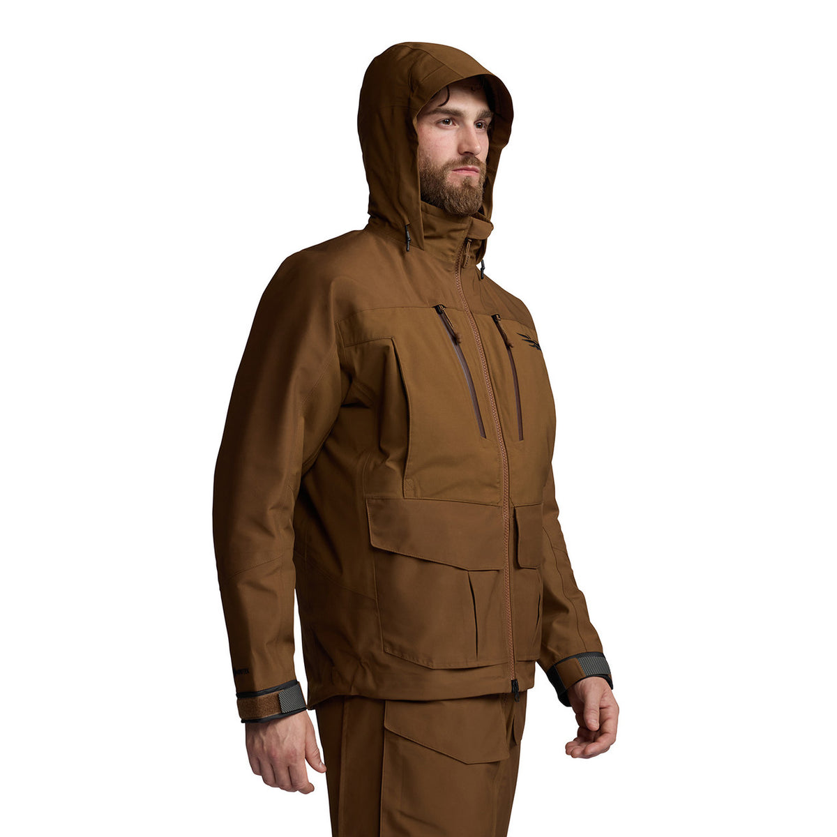 Side Model Image of the Image of the Sitka Hudson Jacket.