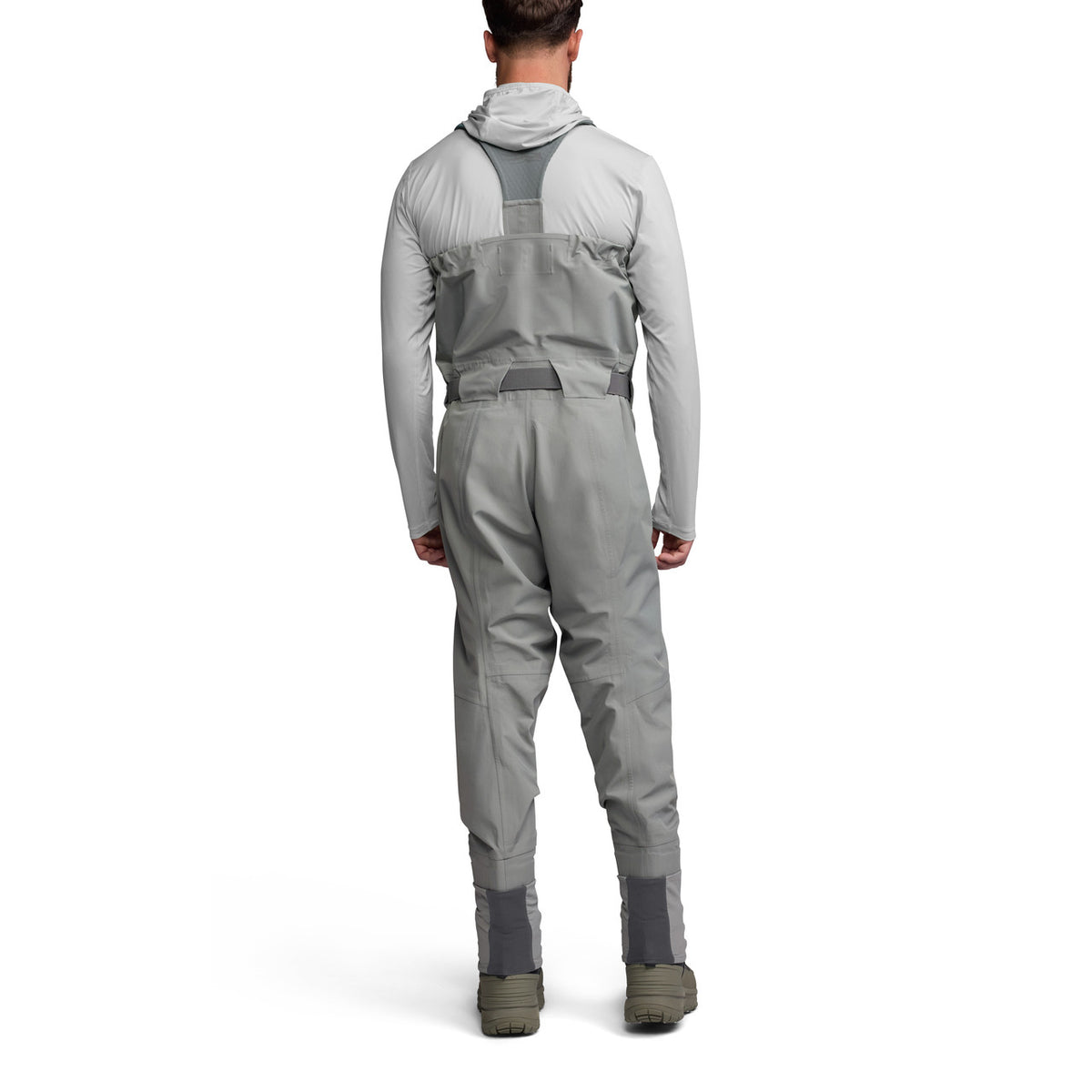 Back Model Image of the Sitka CrossCurrent Gore-Tex Stockingfoot Wader.
