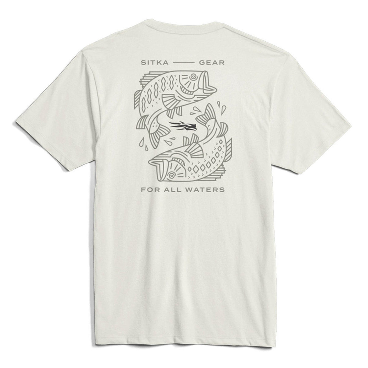 Image of the Sitka Target T-Shirt in Ivory Bass