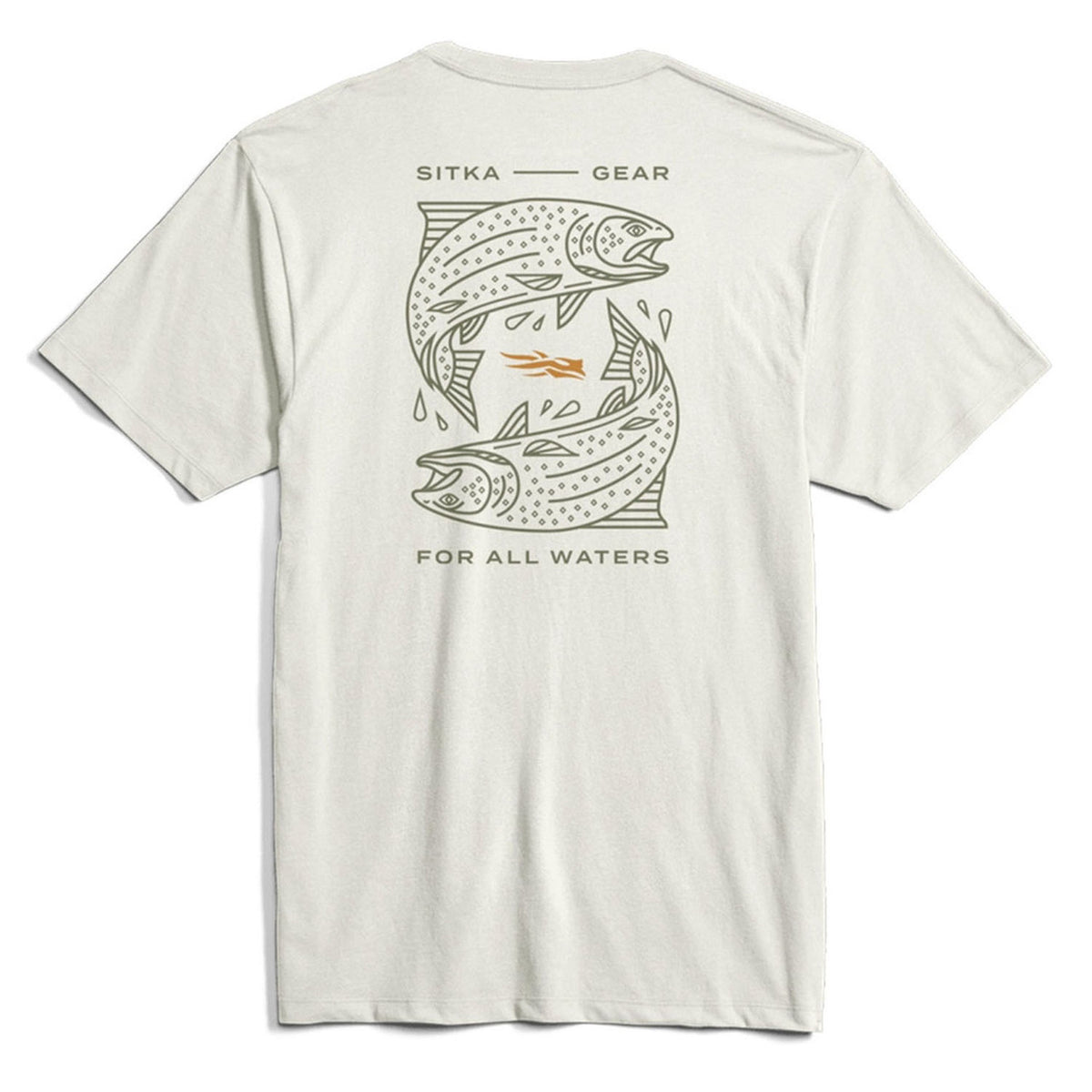 Image of the Sitka Target T-Shirt in Ivory Trout