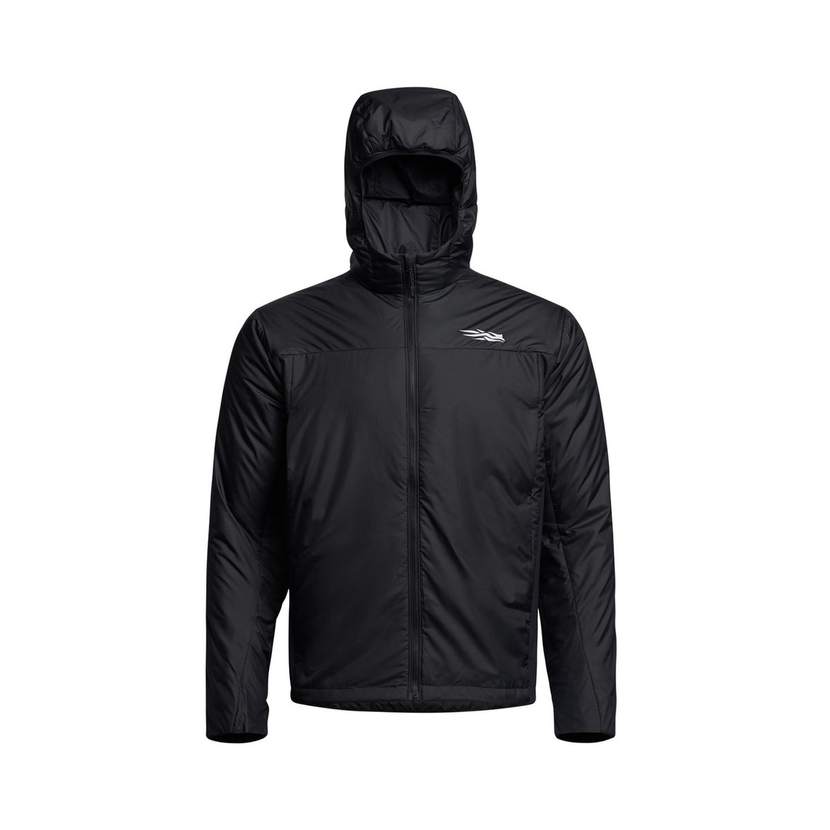 Image of the Sitka Kelvin LT Hooded Jacket in Sitka Black