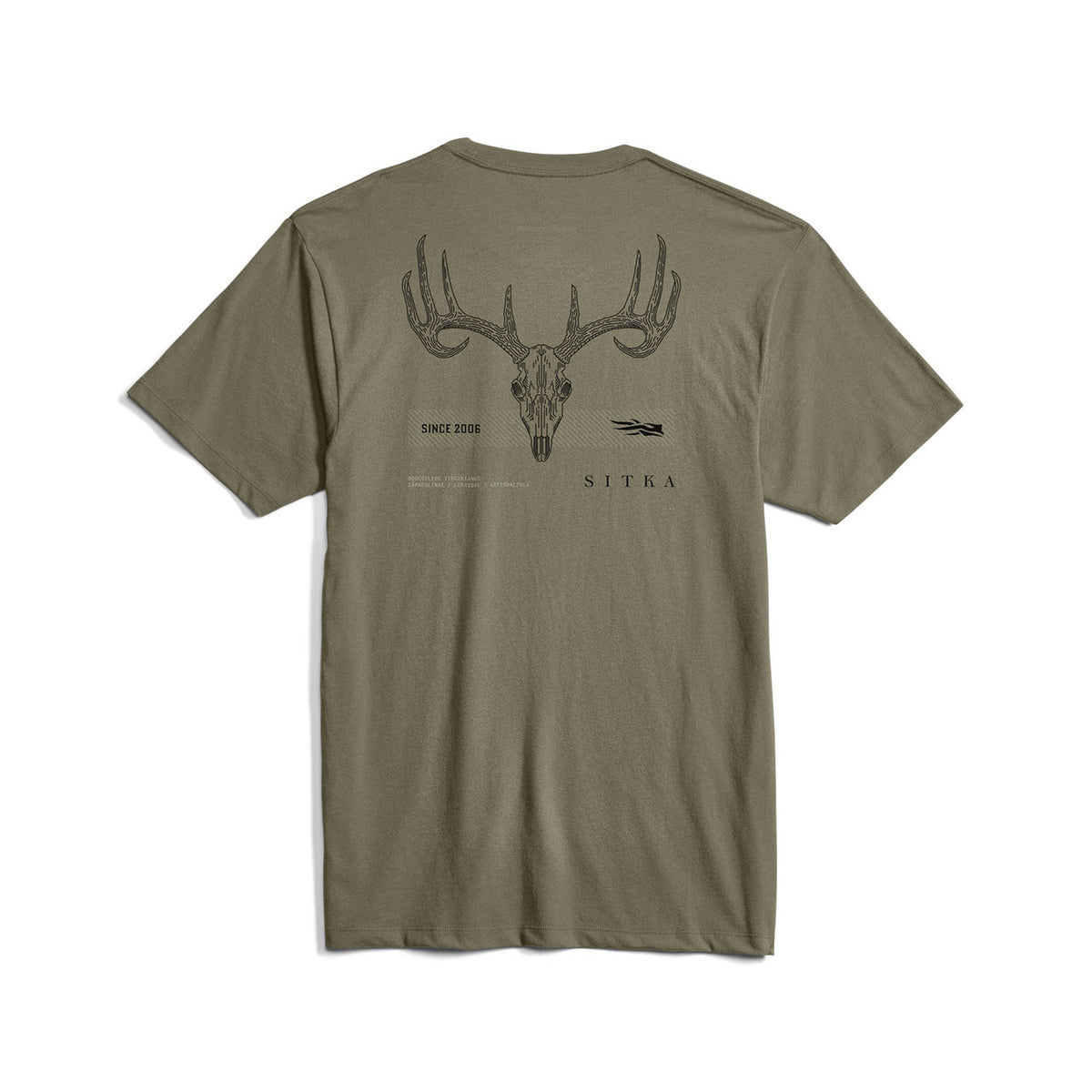 Image of the Sitka Tech Whitetail Pocket Tee in Dark Green Sage