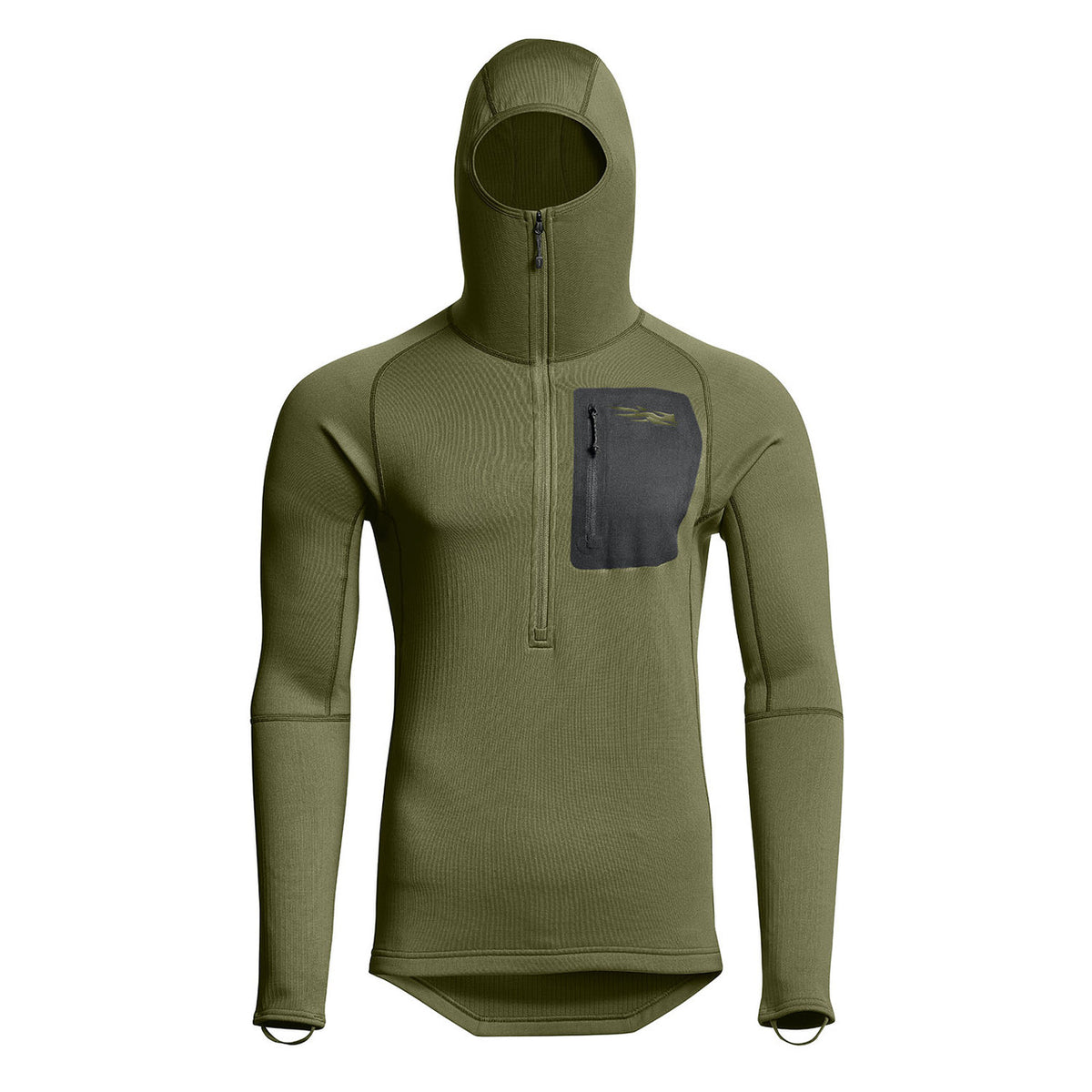 Sitka Heavyweight Hoodie Image in Pine Green