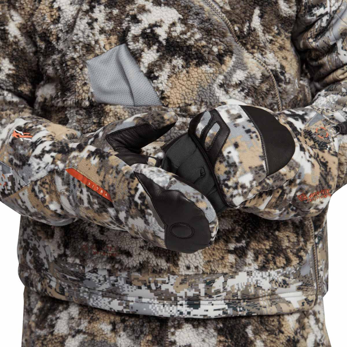 Incinerator Flip Mitt, Optifade Elevated II Model Fingers Image