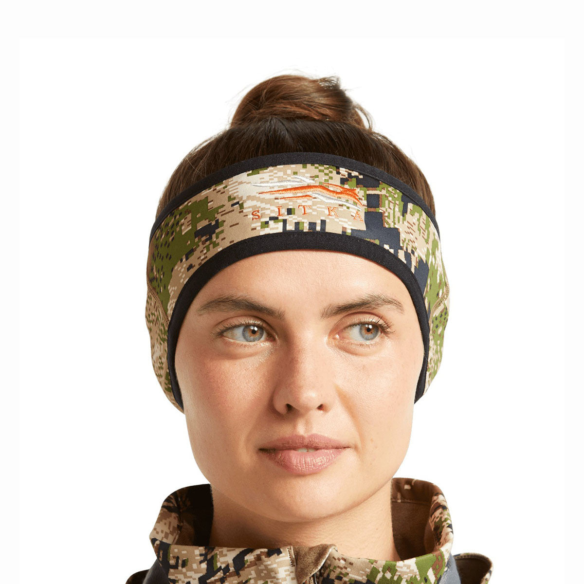 Sitka Women's Jetstream Headband Model Image in Subalpine