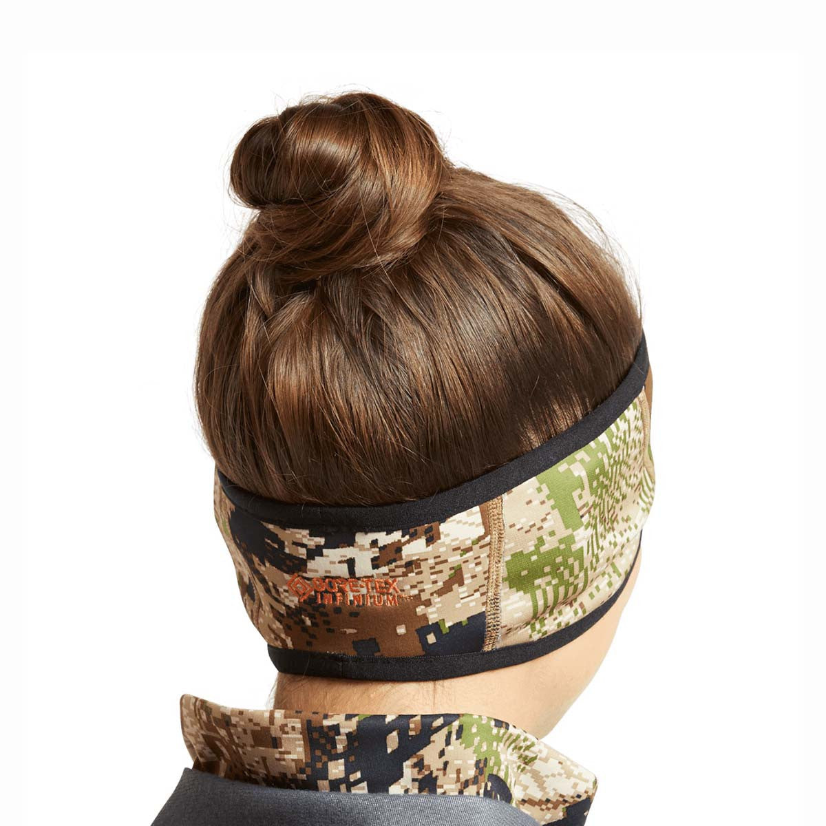 Sitka Women's Jetstream Headband Model Back Image in Subalpine