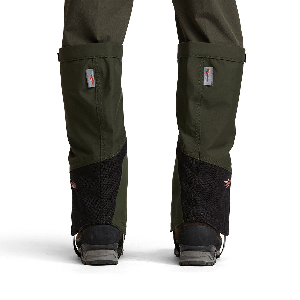 Sitka Stormfront Gore-Tex Gaiter Back Image in Deep Lichen