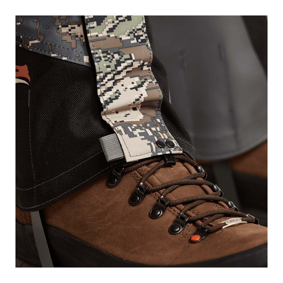 Sitka Stormfront Gore-Tex Gaiter Top of Boot Image in Open Country