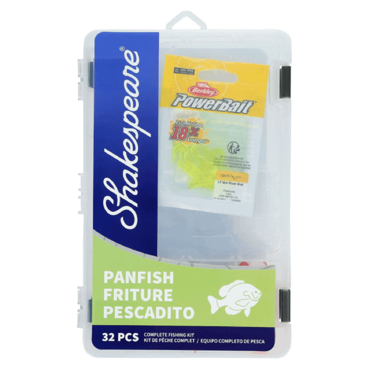 Image of the Shakespeare Catch More Fish Panfish Tackle Box Kit.
