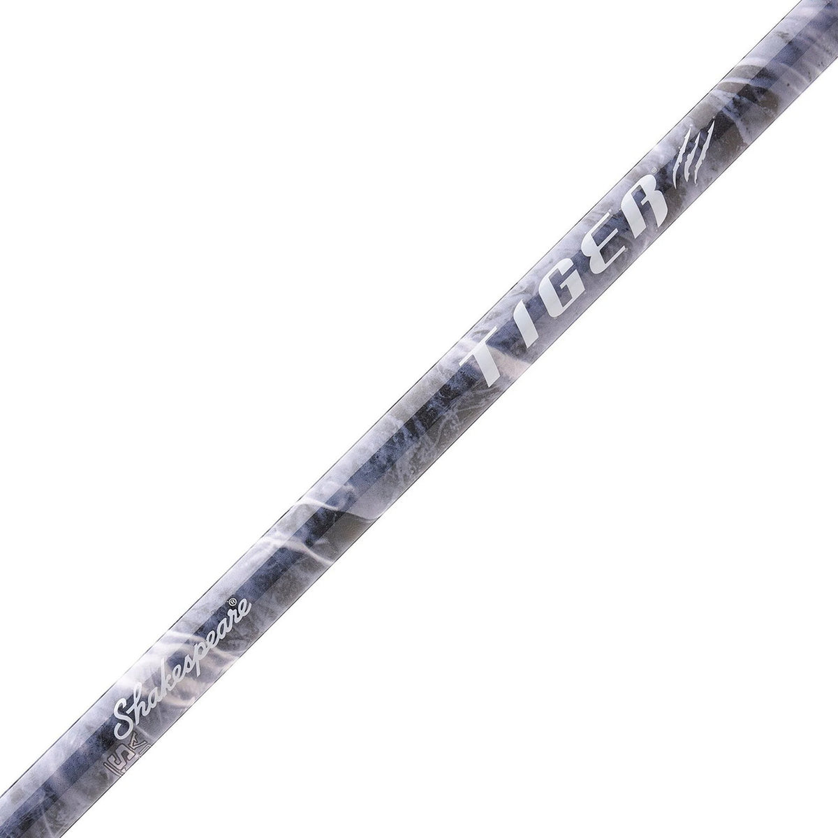 Shaft image of the Shakespeare Tiger Spinning Surf Mossy Oak Kit.