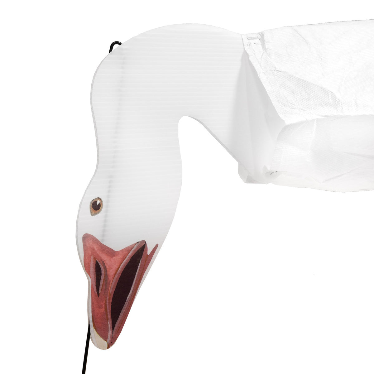 Sillosocks Snow Goose Feeder Windsock Head Image