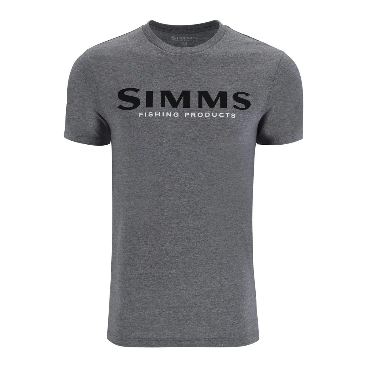 Simms Men's Logo T-Shirt Image in Athletic Heather