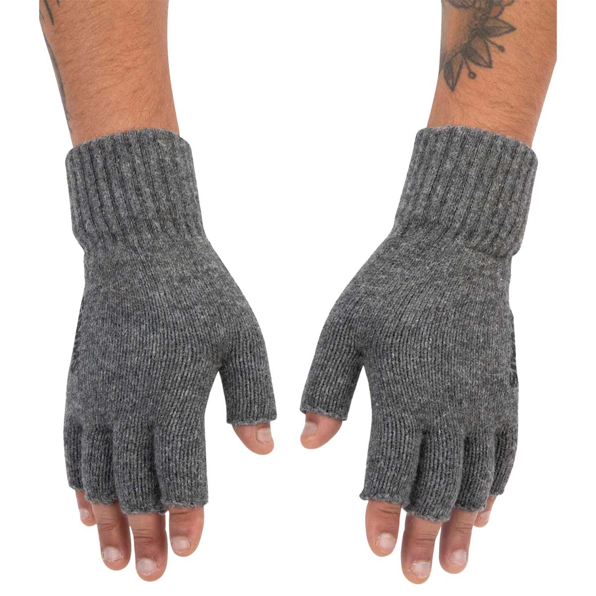 Wool Half Finger Mitt