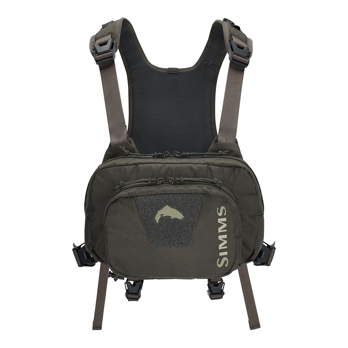 Simms Tributary Hybrid Chest Pack Image in Basalt