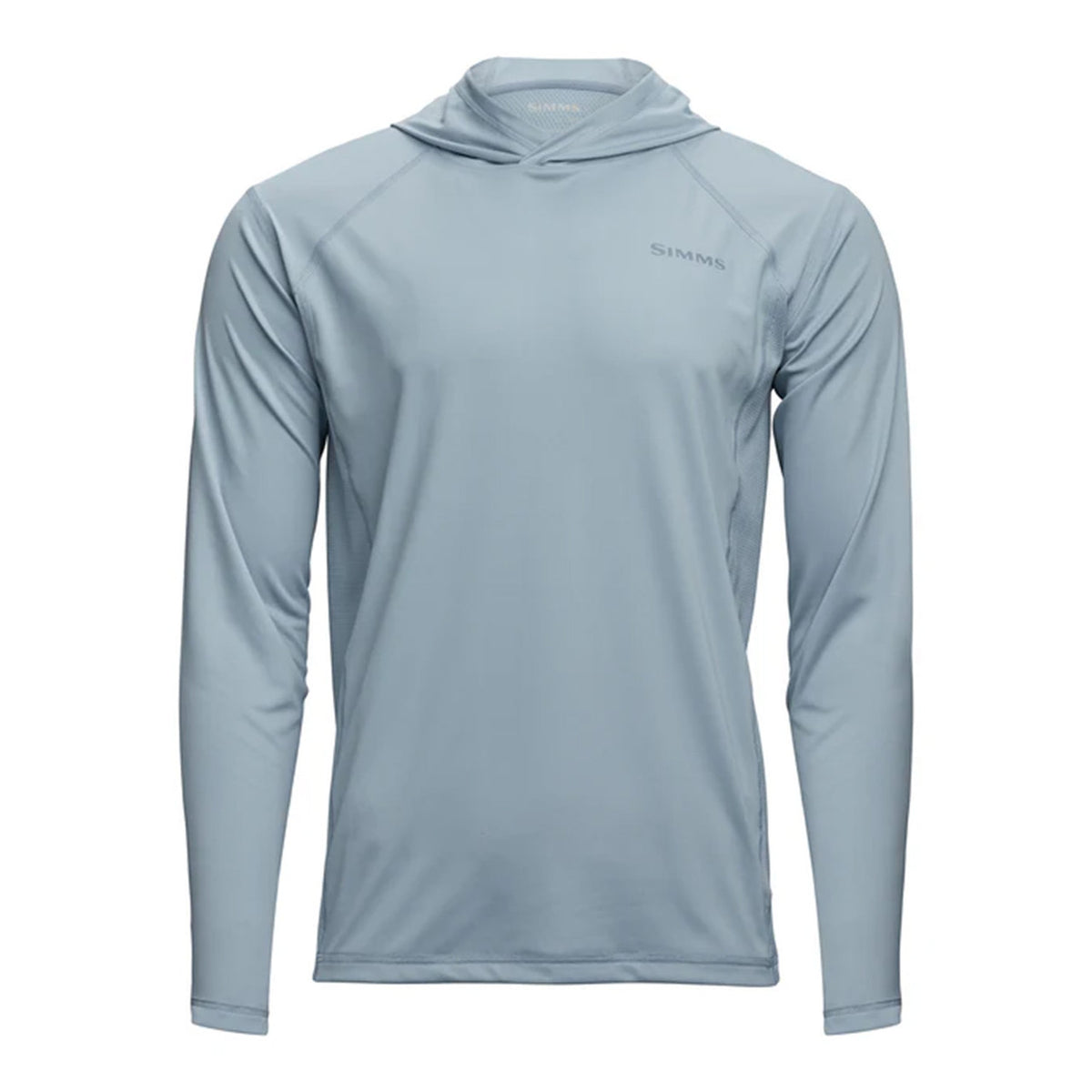 Simms Challenger Solar Fishing Hoody Image in Steel Blue