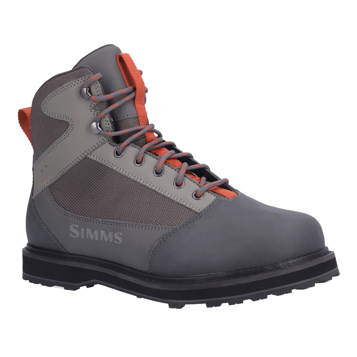 Simms Tributary Wading Boots with Rubber Sole, Basalt Main Image