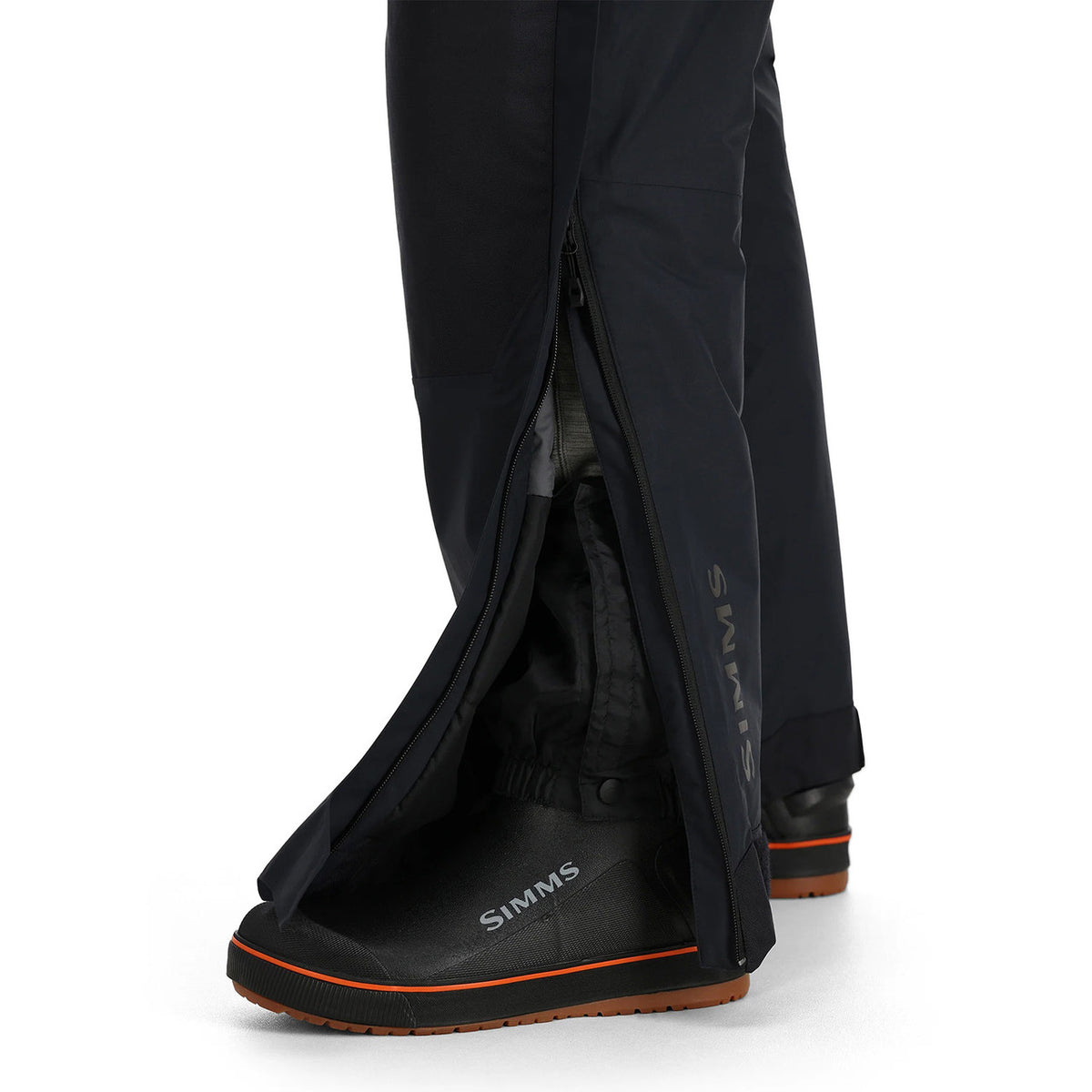 Simms Challenger Insulated Bibs Lower Leg Zip Image