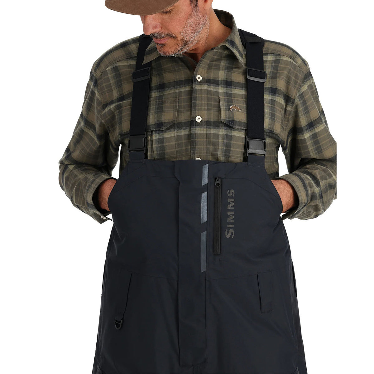 Simms Challenger Insulated Bibs Pockets Image
