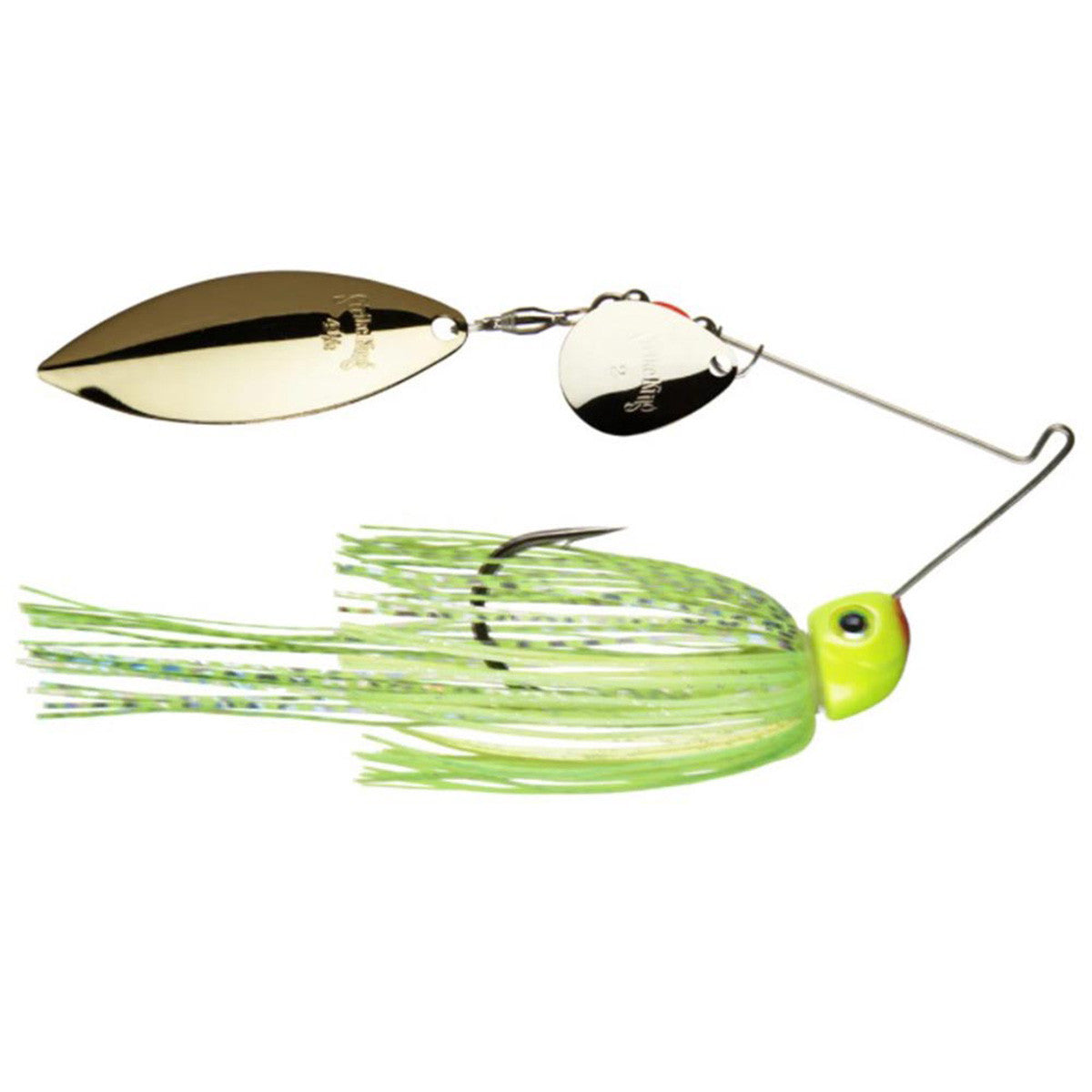 Strike King Hack Attack Heavy Cover Spinnerbait Image in Super Chartreuse