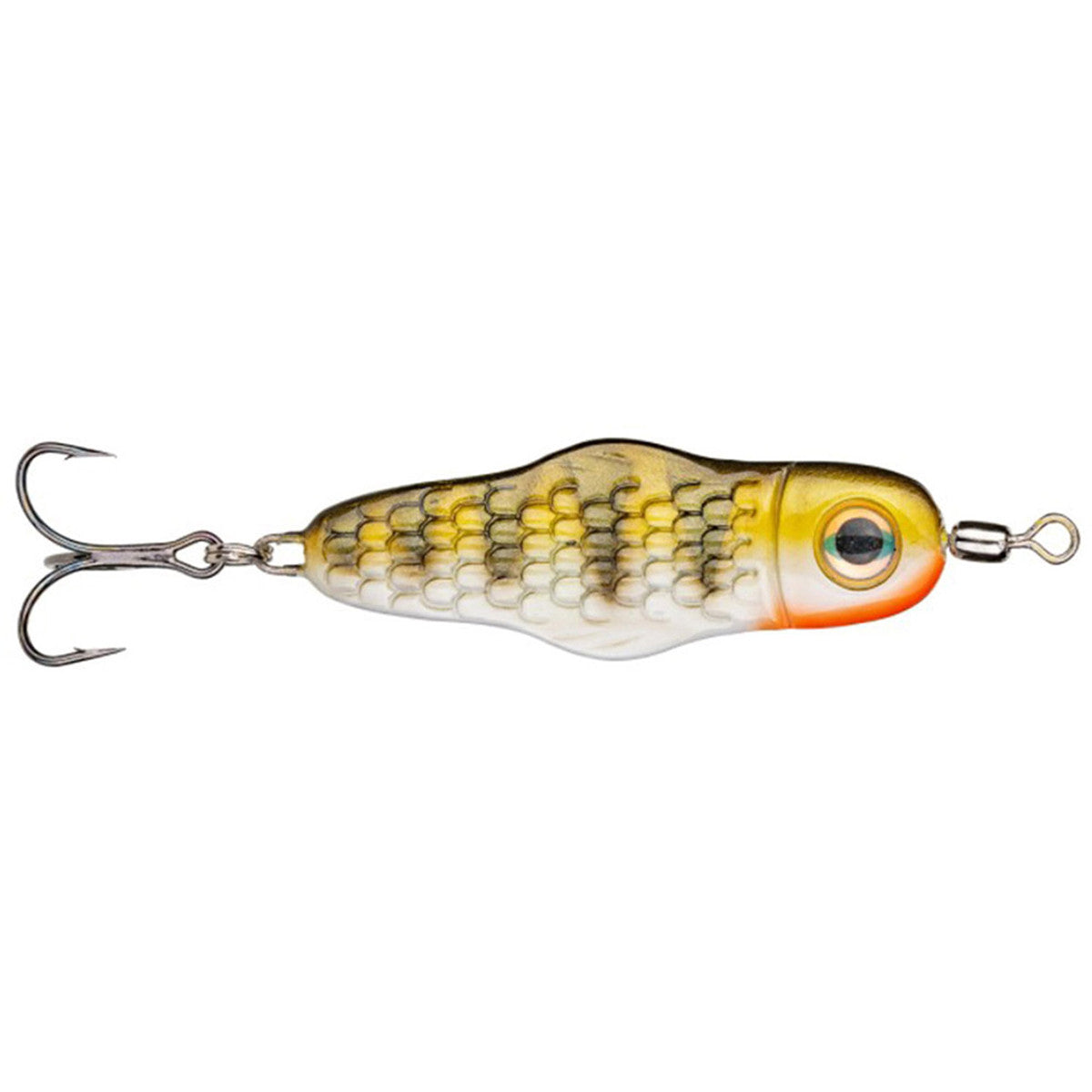 Mark Rose Lil' Ledge Spoon Fishing Lure Image in Yellow Perch