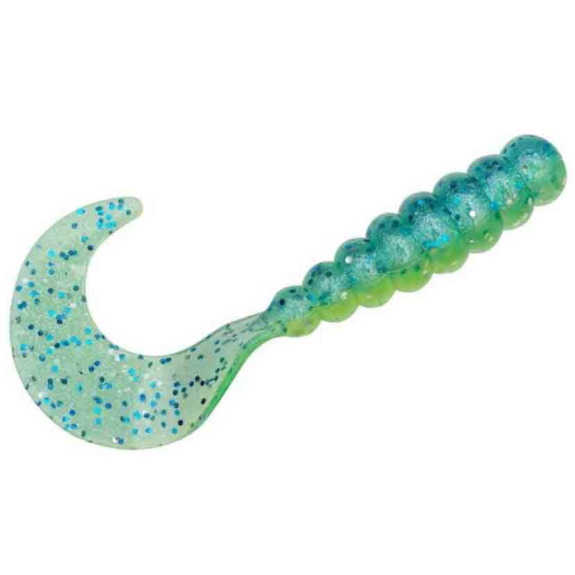 Strike King 2" Mr. Crappie Grub 15 Pack Image in Blue Grass Hot Chicken.com