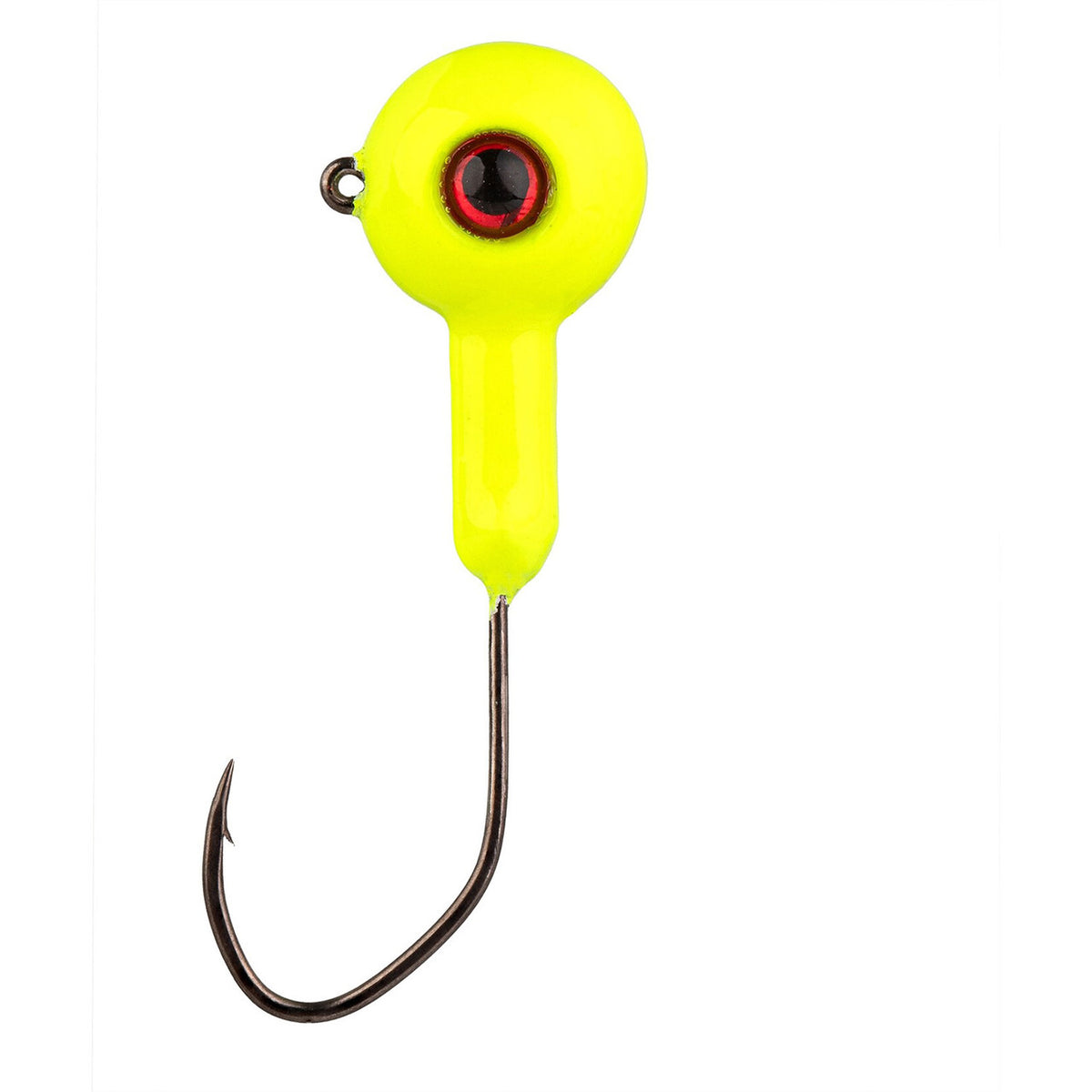Strike King Mr. Crappie XL Stiletto Jig Heads, 6 Pack image in Chartreuse