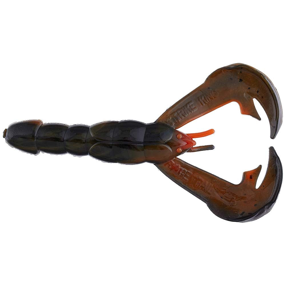 Strike King 4" Rage Craw 7 Pack - Crawdaddy Variation Delta Red