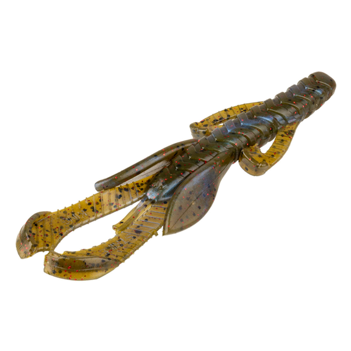 Strike King Rage Hawg Fishing Bait Image in Blue Craw Red Flake