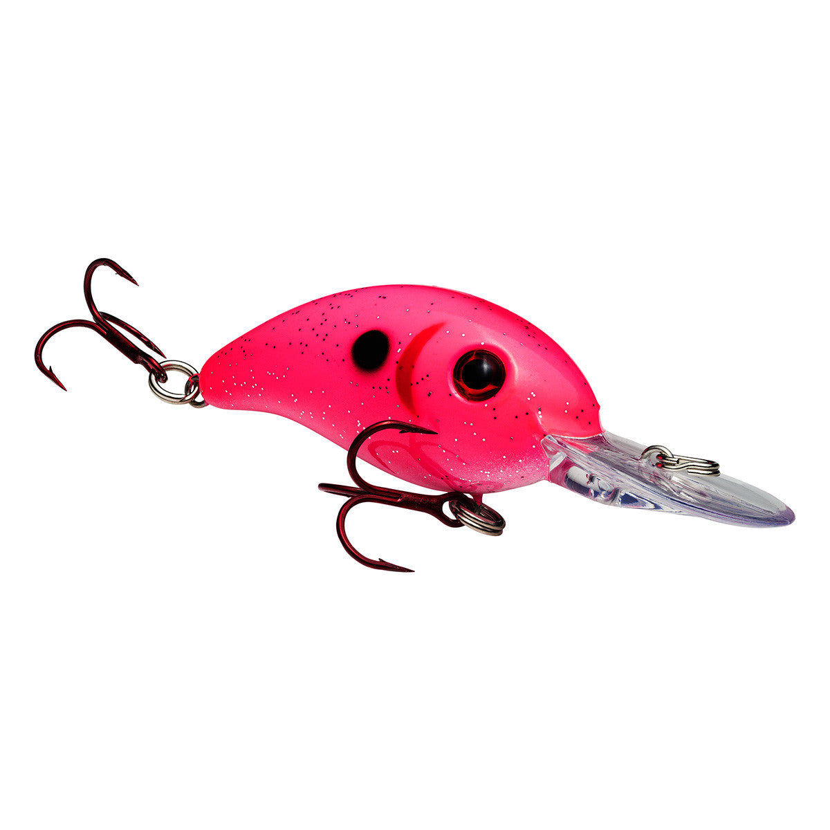 Strike King Slab Hammer 3" Crankbait Image in Hot Pink Glitz